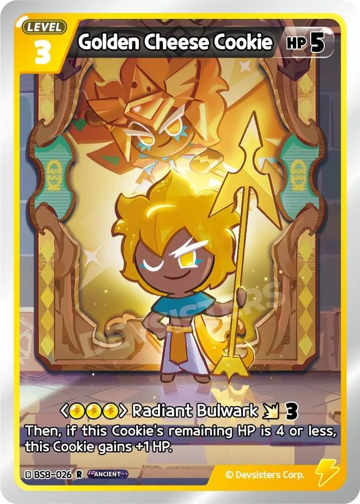 Golden Cheese Cookie card front