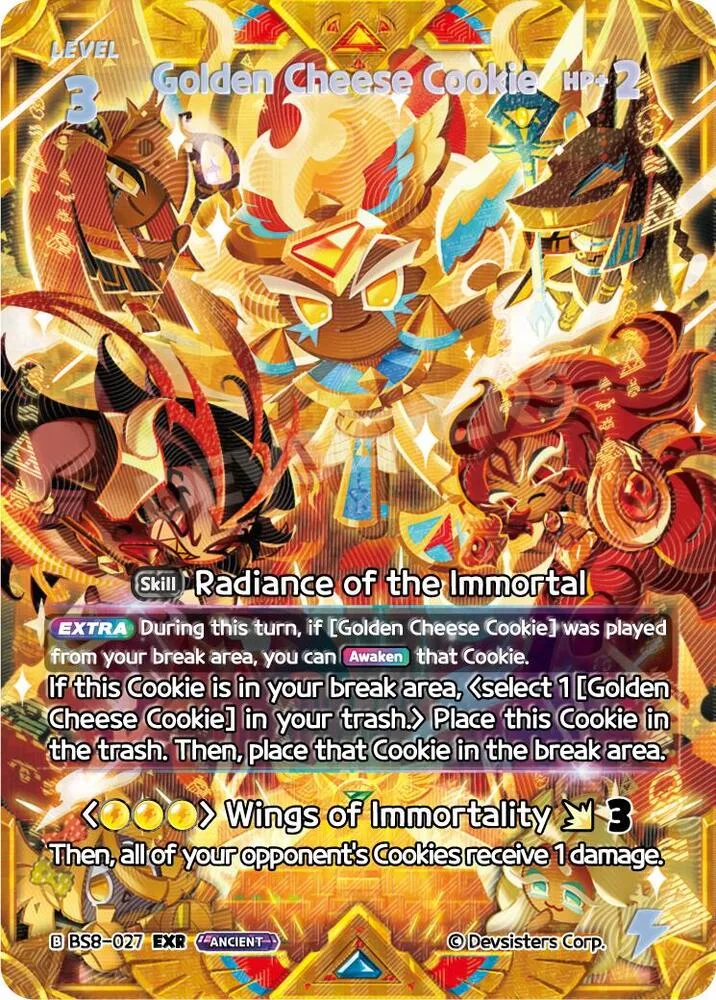 Golden Cheese Cookie (EXR) card front