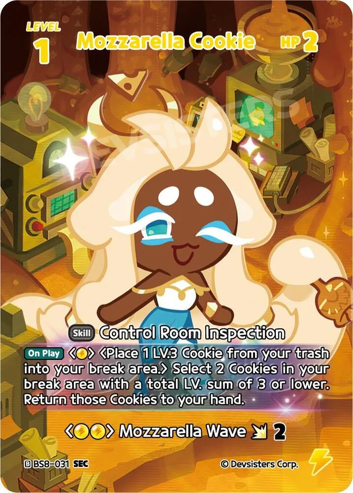 Mozzarella Cookie (SEC) card front