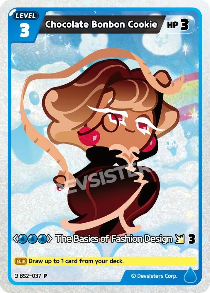 Chocolate Bonbon Cookie card front