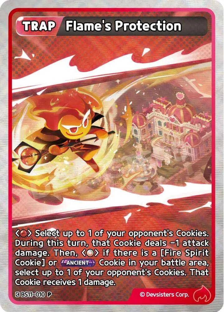 Flame's Protection card front