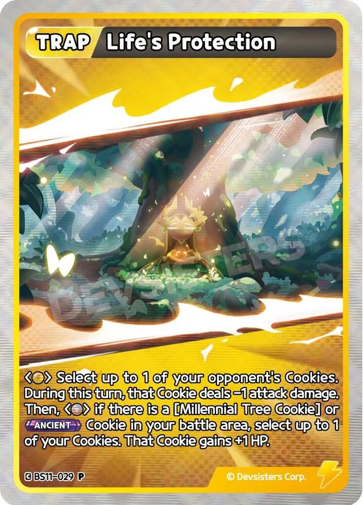 Life's Protection card front