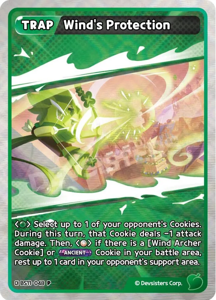 Wind's Protection card front