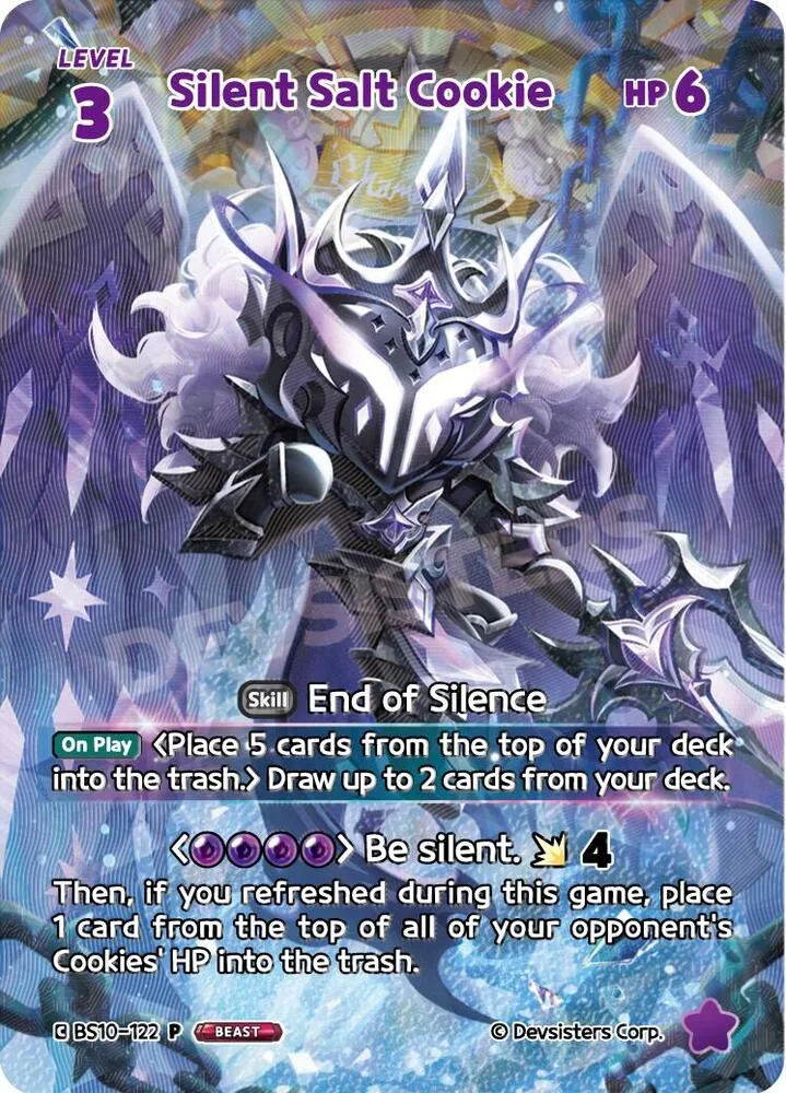 Silent Salt Cookie (WCS) card front