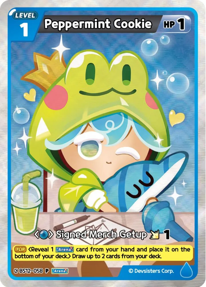 Peppermint Cookie card front
