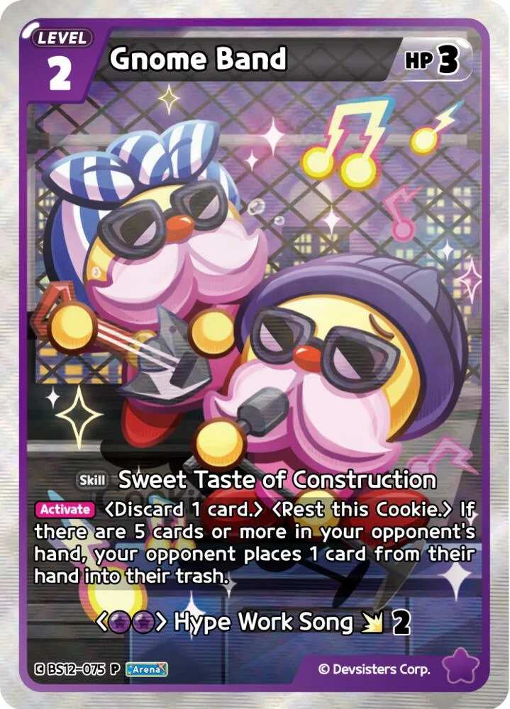 Gnome Band card front