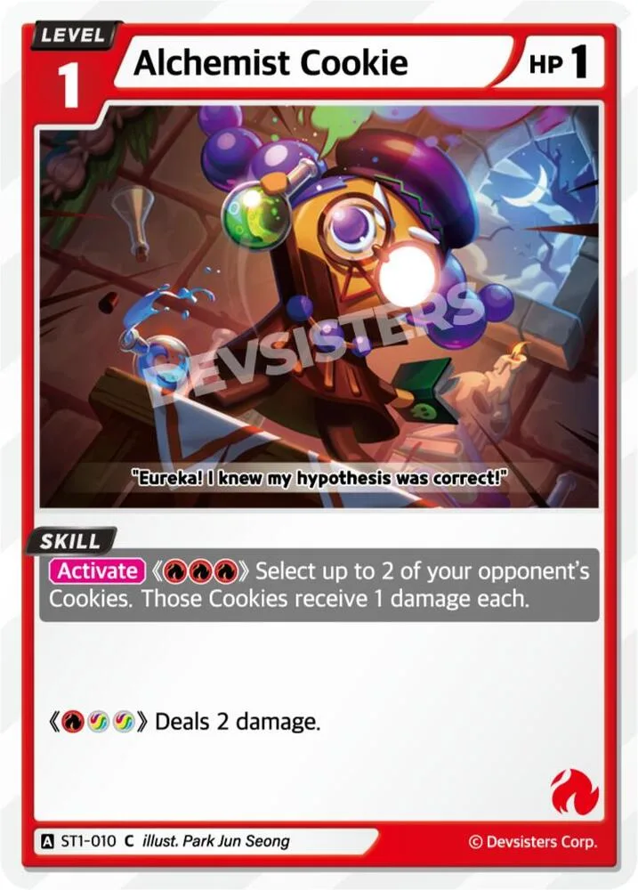 Alchemist Cookie card front