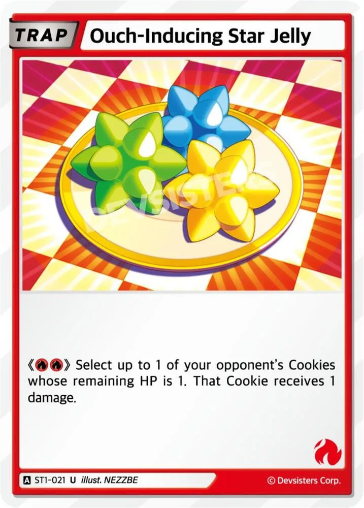 Ouch-Inducing Star Jelly card front