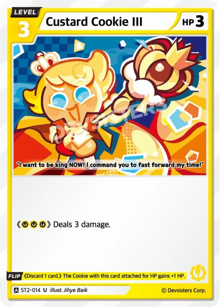 Custard Cookie III card front