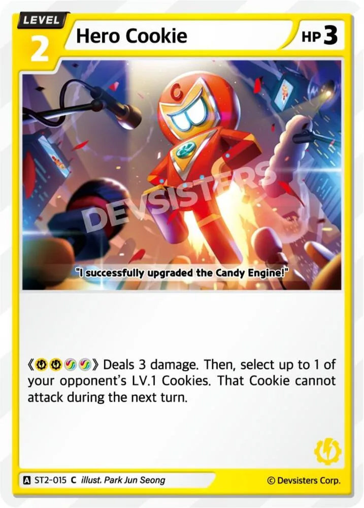 Hero Cookie card front