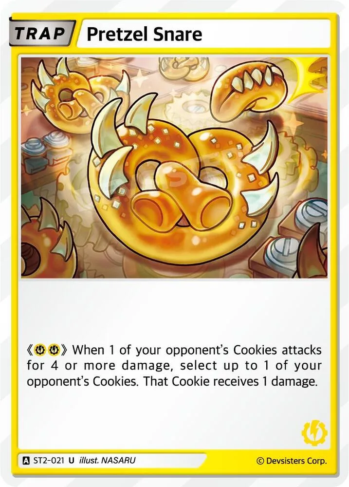 Pretzel Snare card front