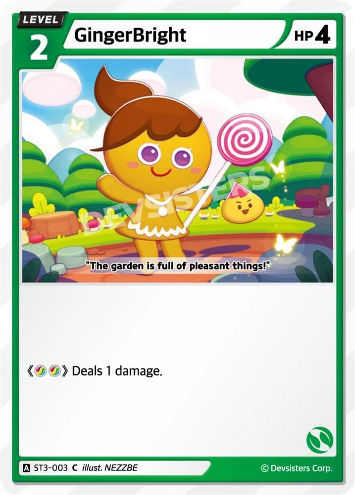 GingerBright card front