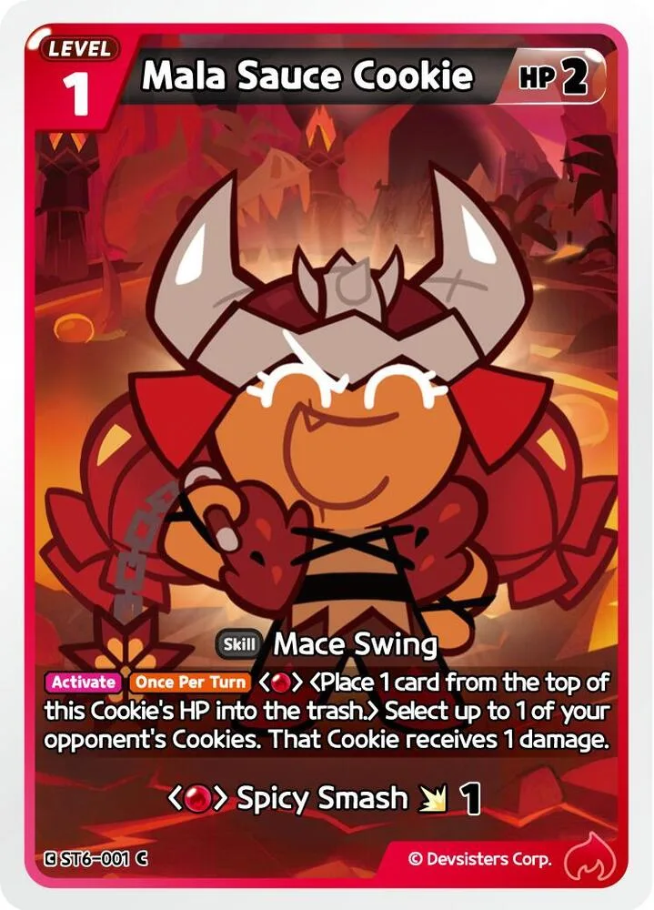 Mala Sauce Cookie card front