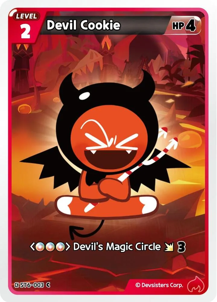 Devil Cookie card front