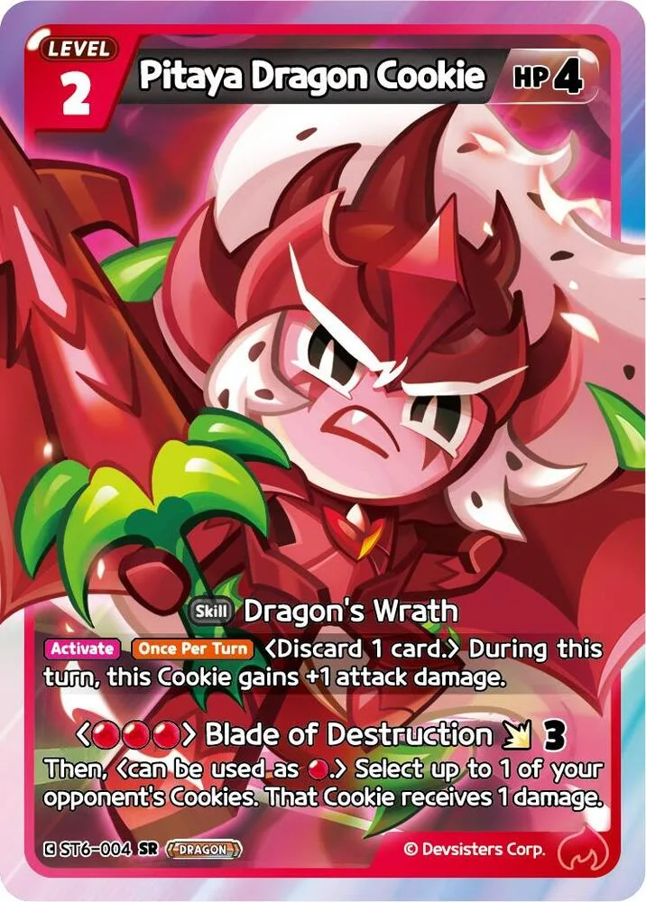 Pitaya Dragon Cookie card front