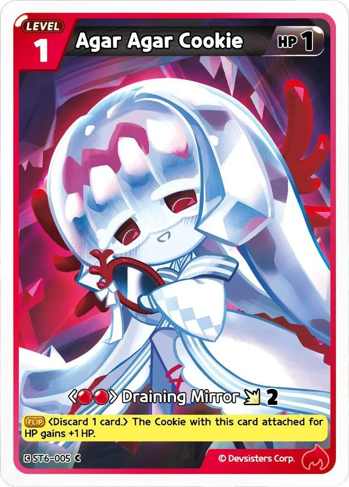 Agar Agar Cookie card front