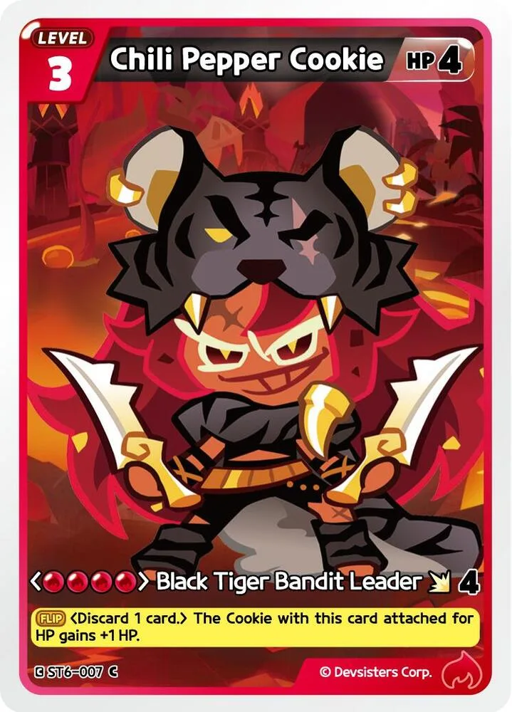 Chili Pepper Cookie card front