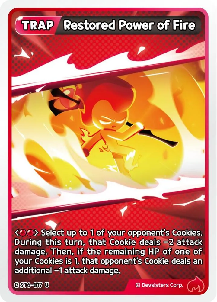 Restored Power of Fire card front
