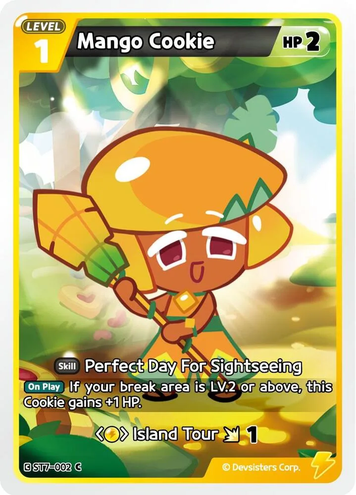Mango Cookie card front