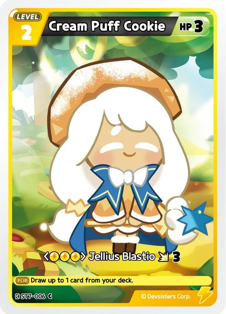 Cream Puff Cookie card front