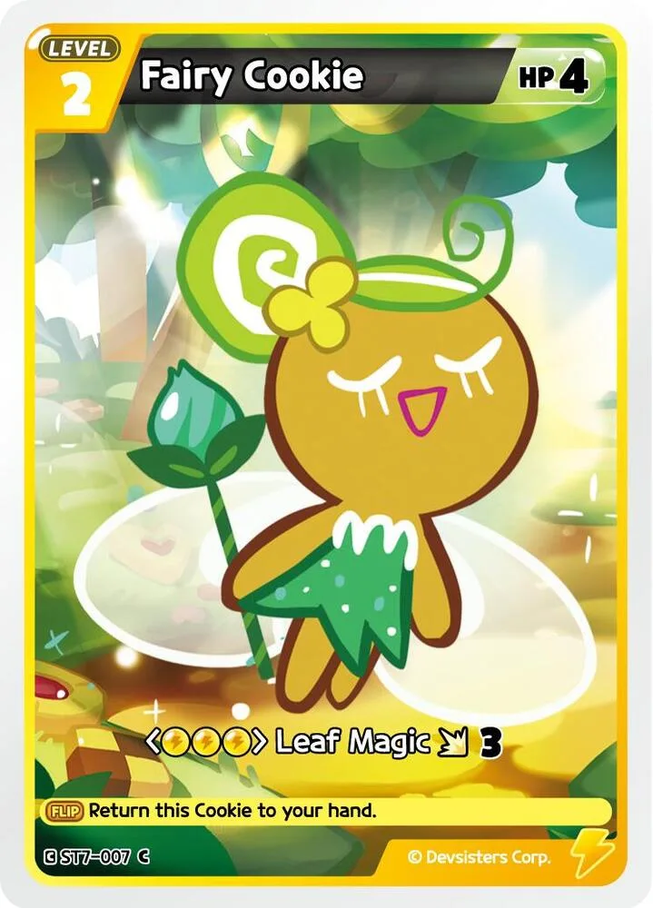 Fairy Cookie card front