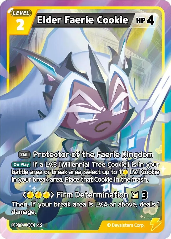 Elder Faerie Cookie card front