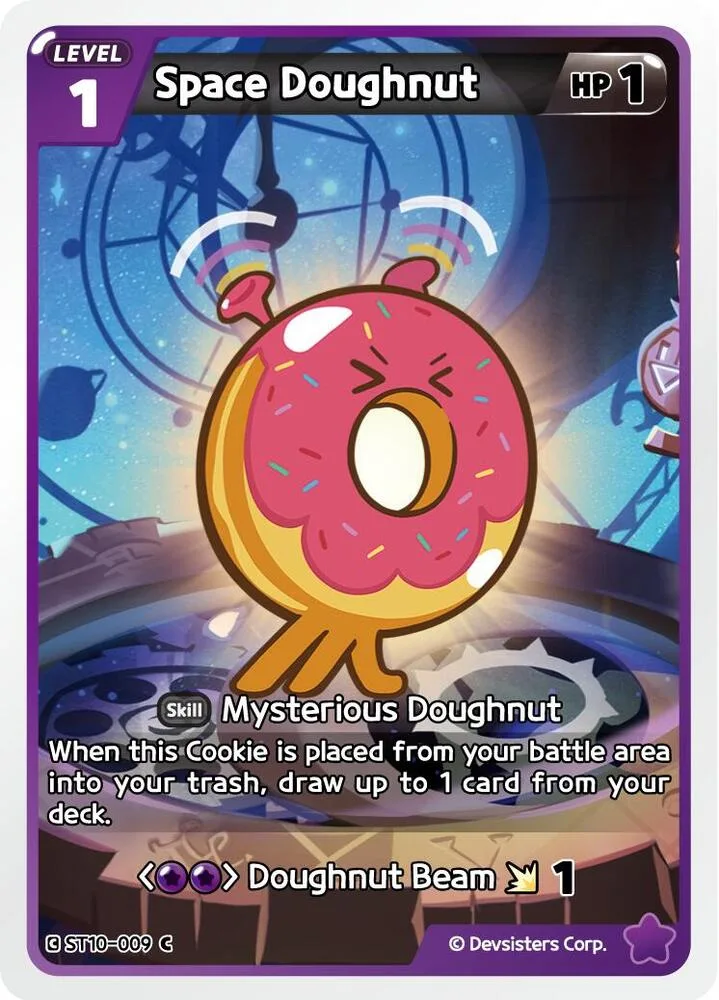 Space Doughnut card front