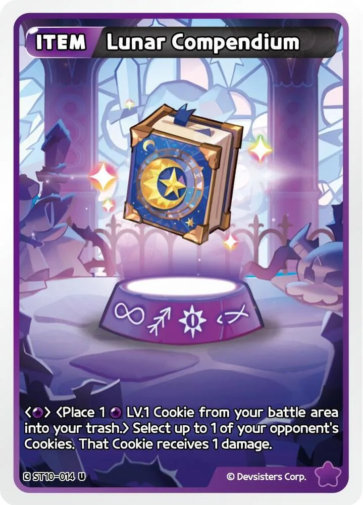 Lunar Compendium card front