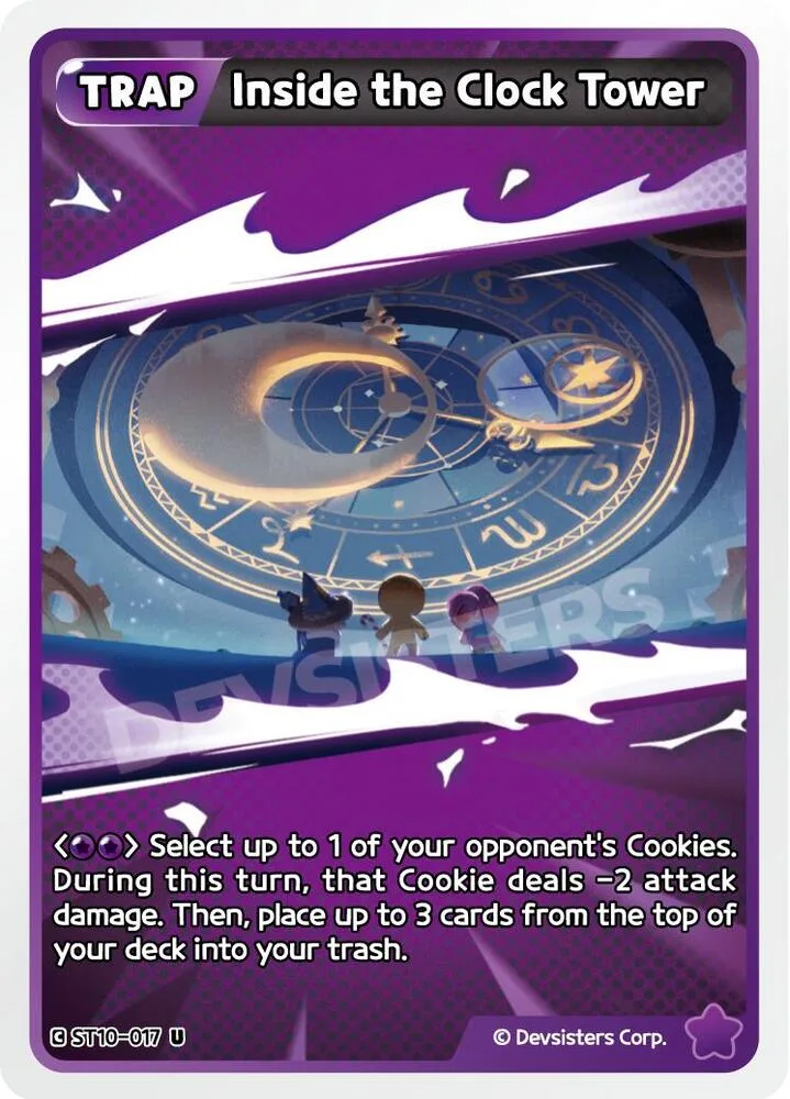 Inside the Clock Tower card front