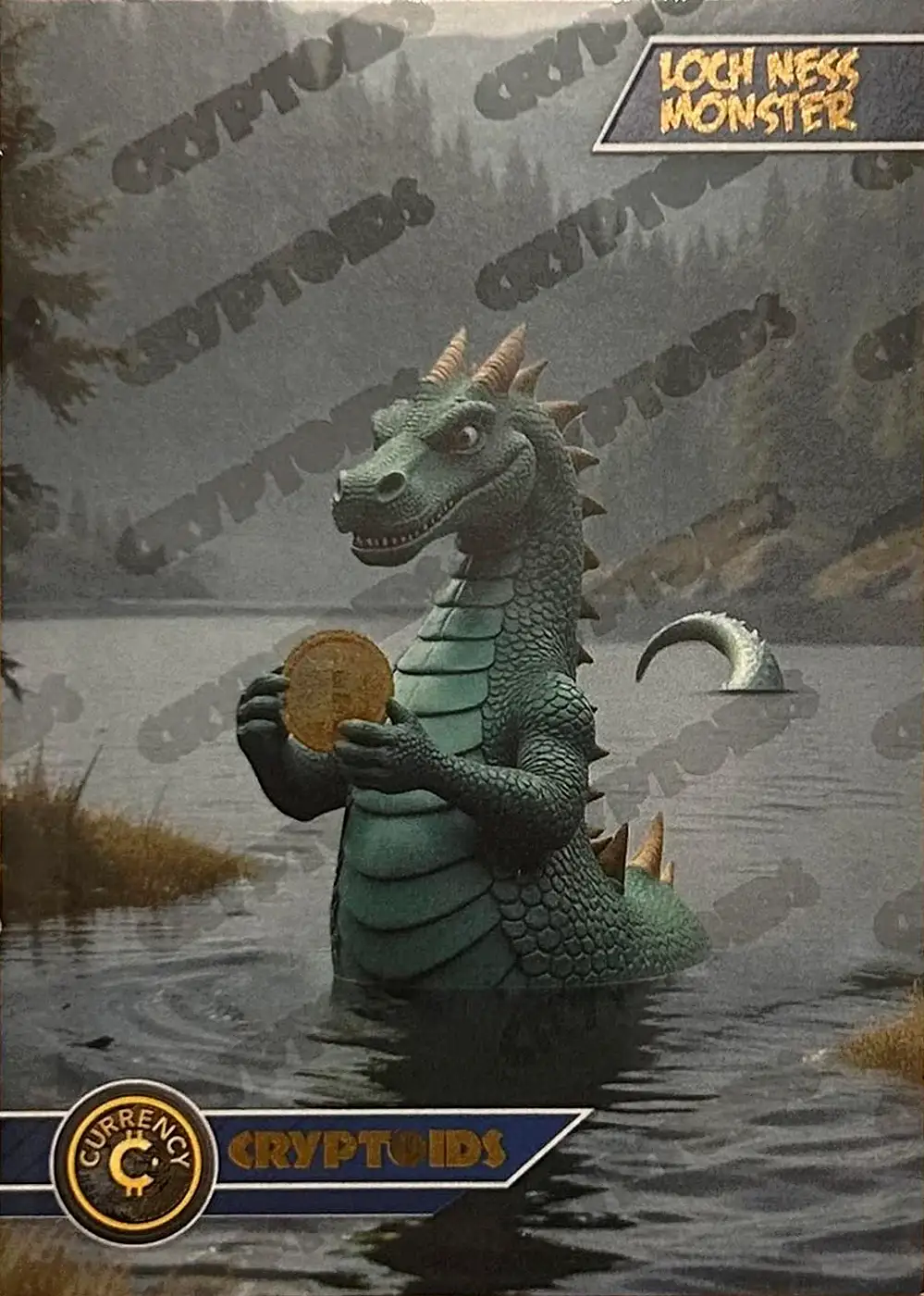 Loch Ness Monster card front