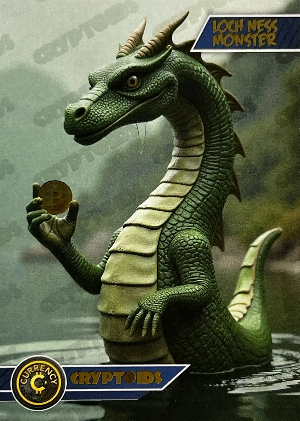 Loch Ness Monster card front