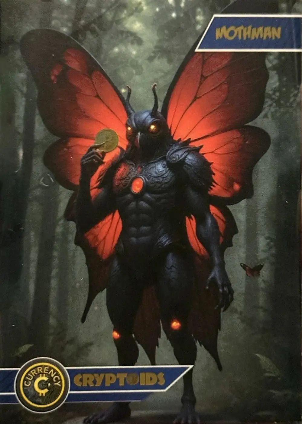 Mothman card front