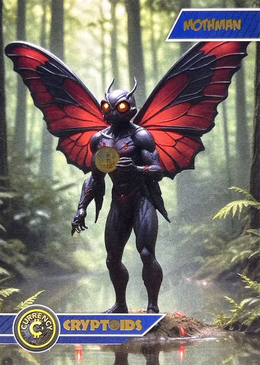 Mothman card front