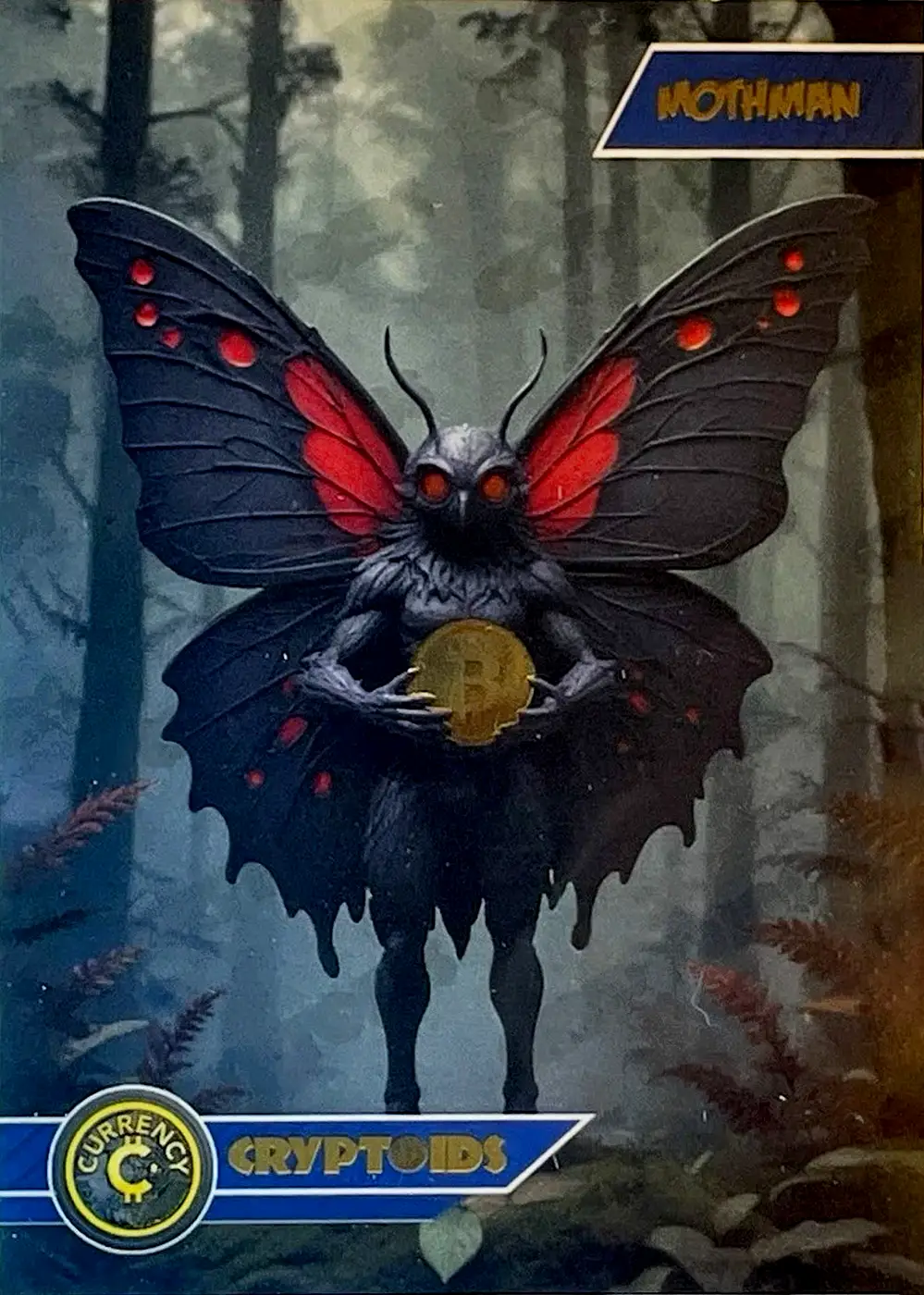 Mothman card front