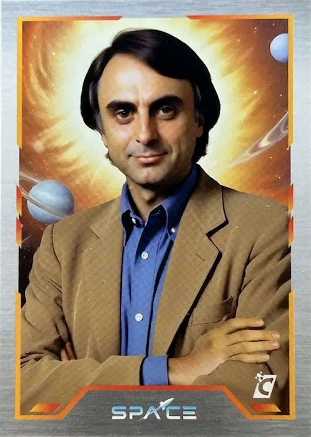 Carl Sagan card front