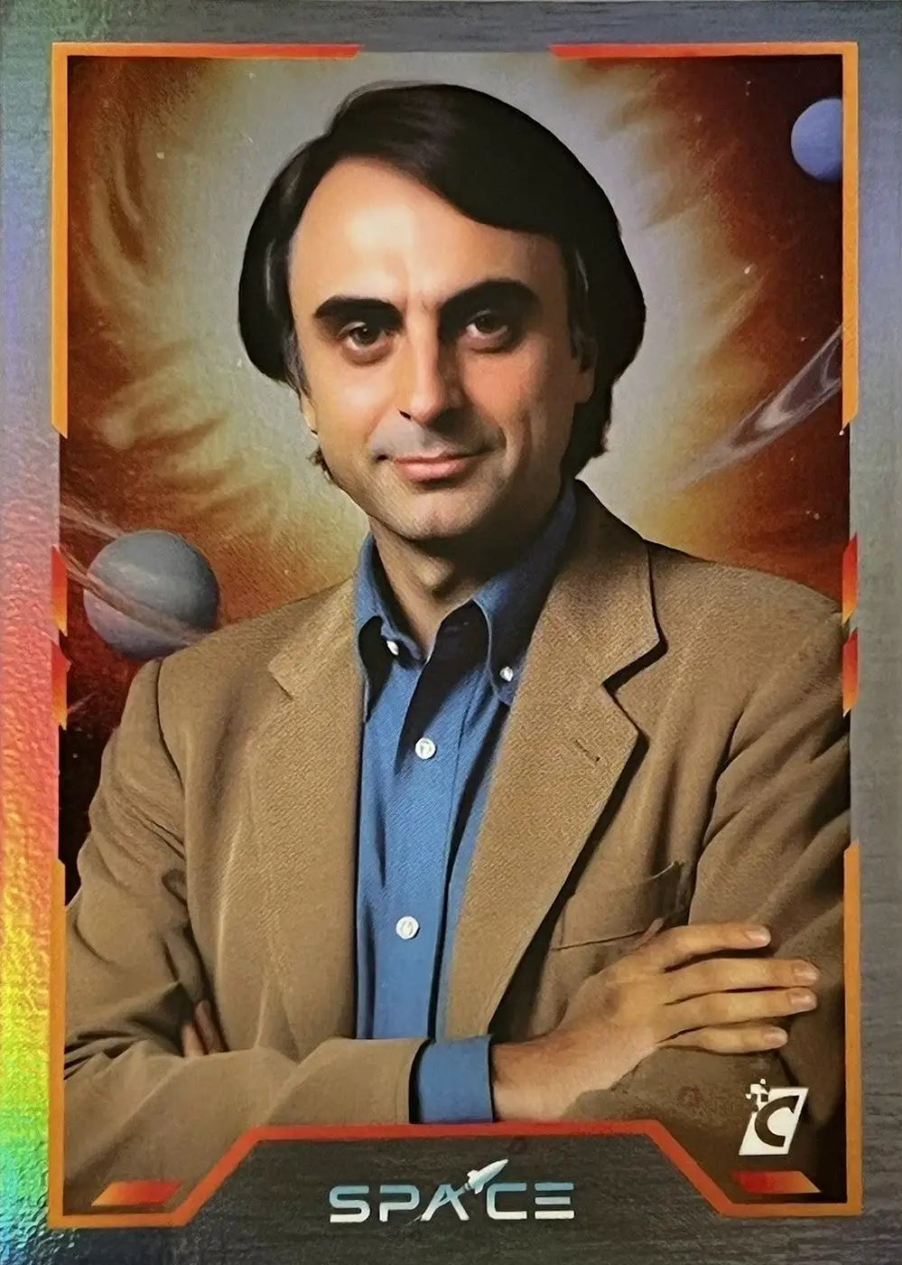 Carl Sagan (Rainbow Holofoil) thumbnail