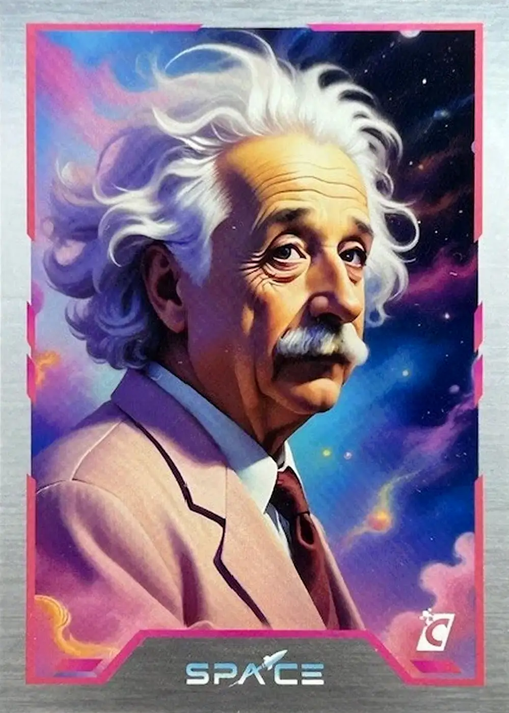 Albert Einstein card front