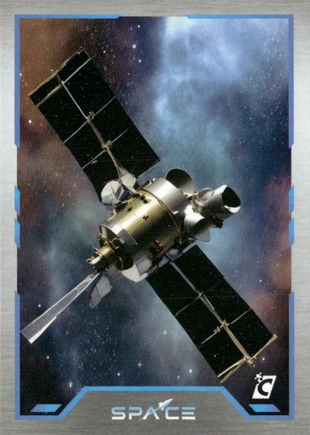 Satellites card front