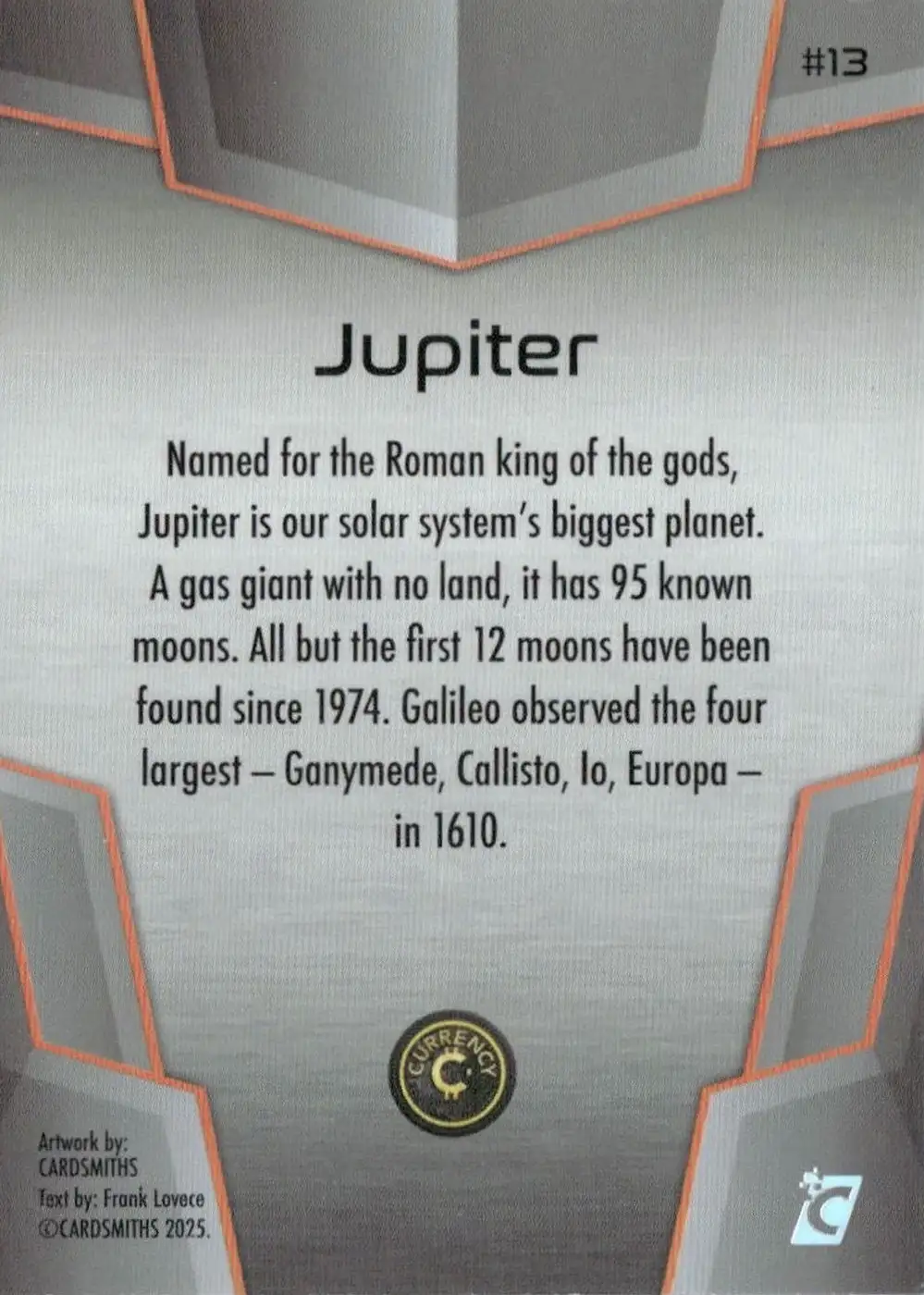 Jupiter (Base) card back