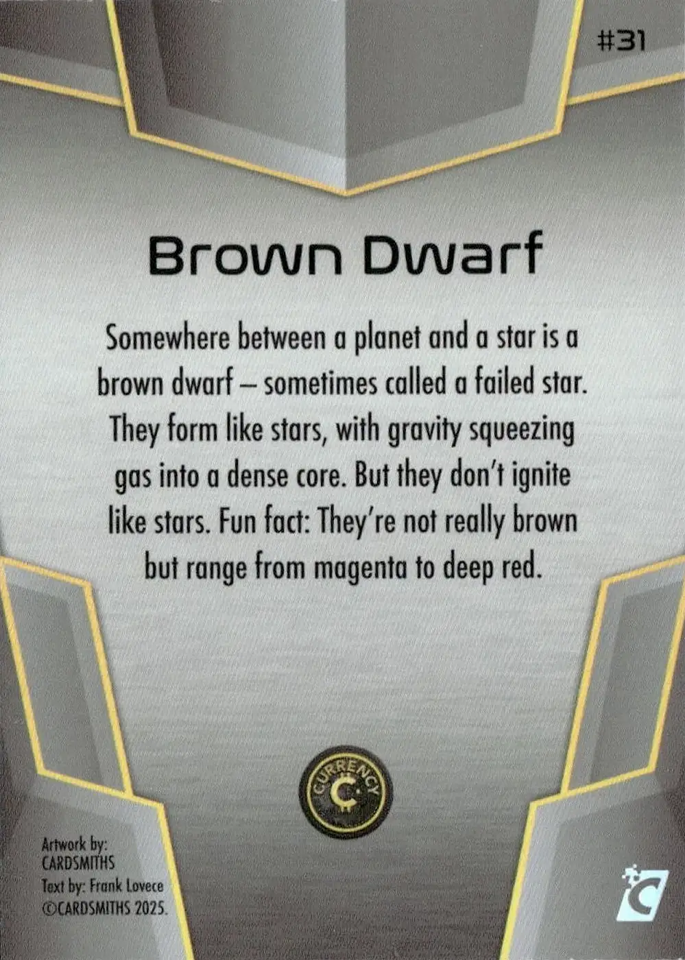 Brown Dwarf (Base) card back