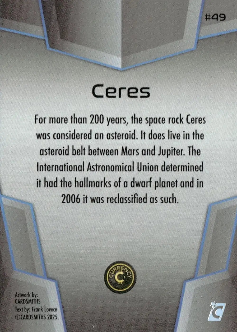 Ceres (Base) card back
