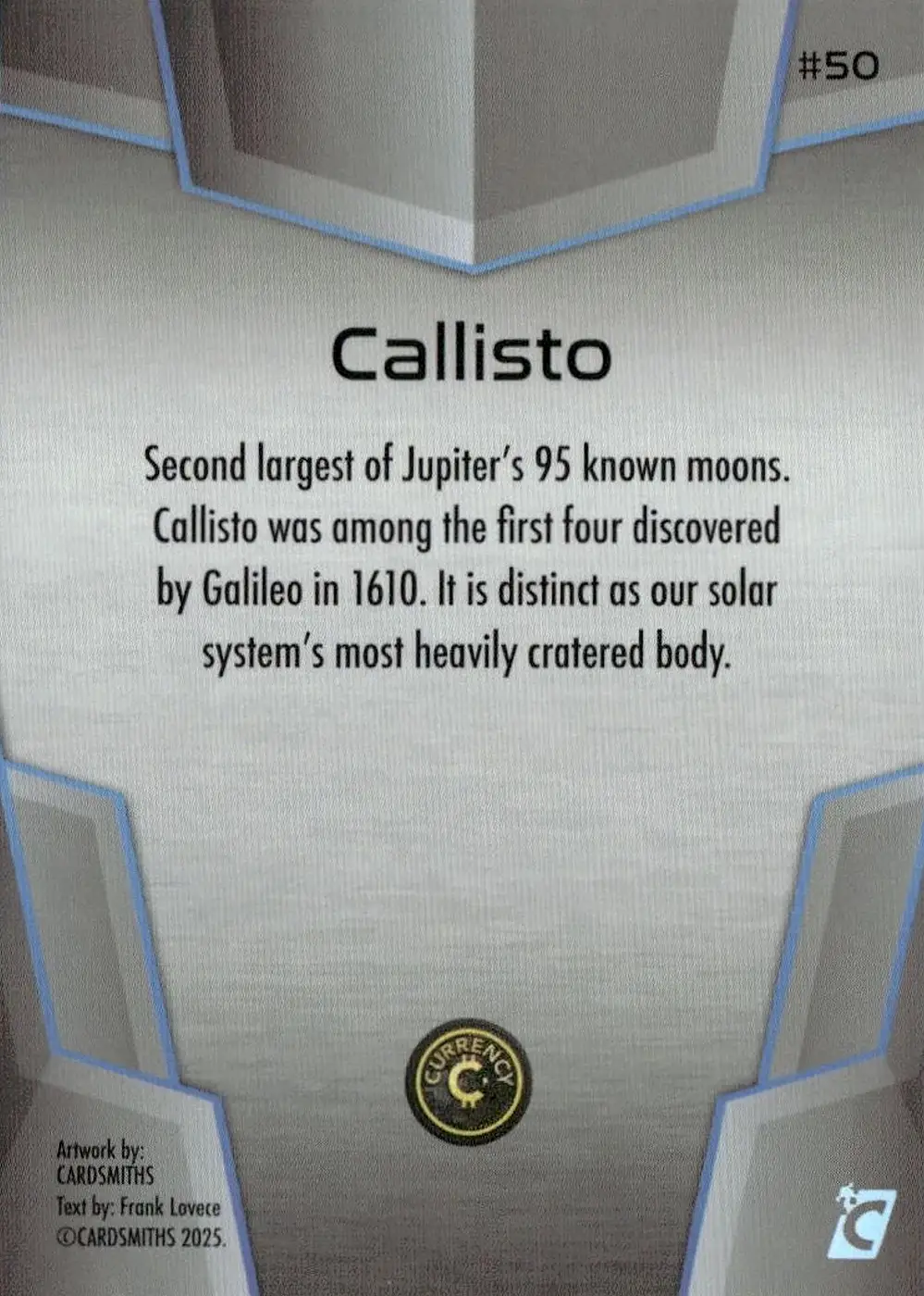 Callisto (Base) card back
