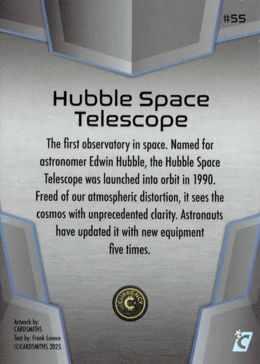 Hubble Telescope (Base) card back