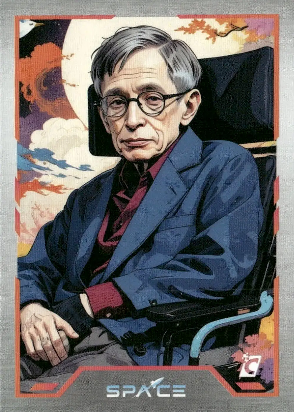 Stephen Hawking card front