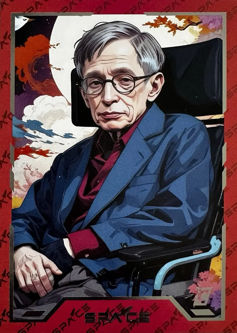 Stephen Hawking (Iced Foil) thumbnail