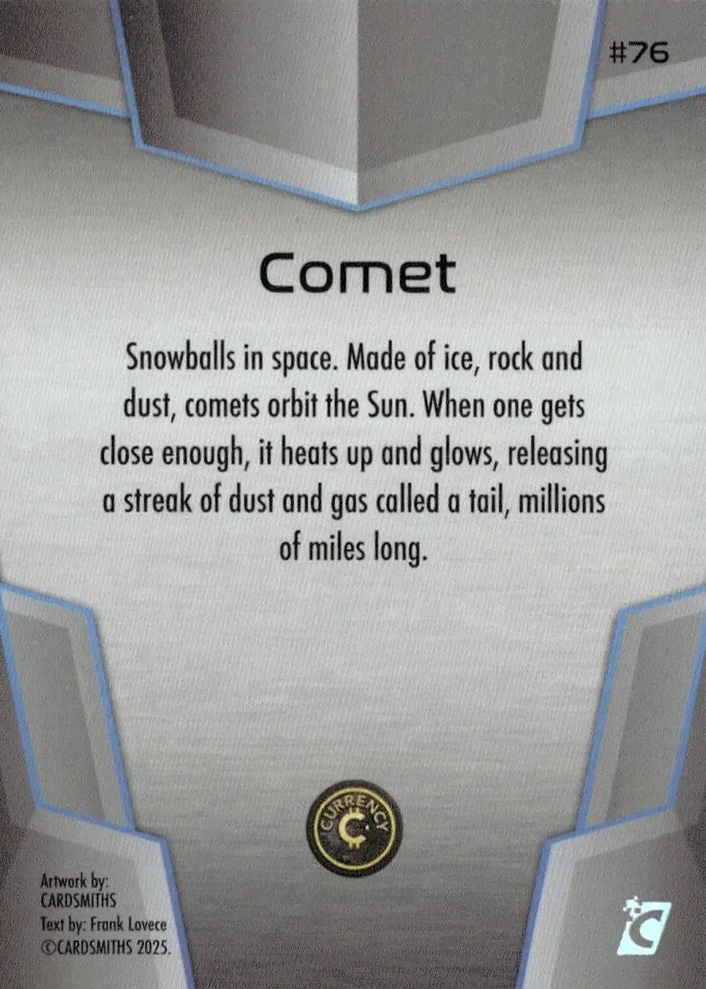 Comet (Base) card back