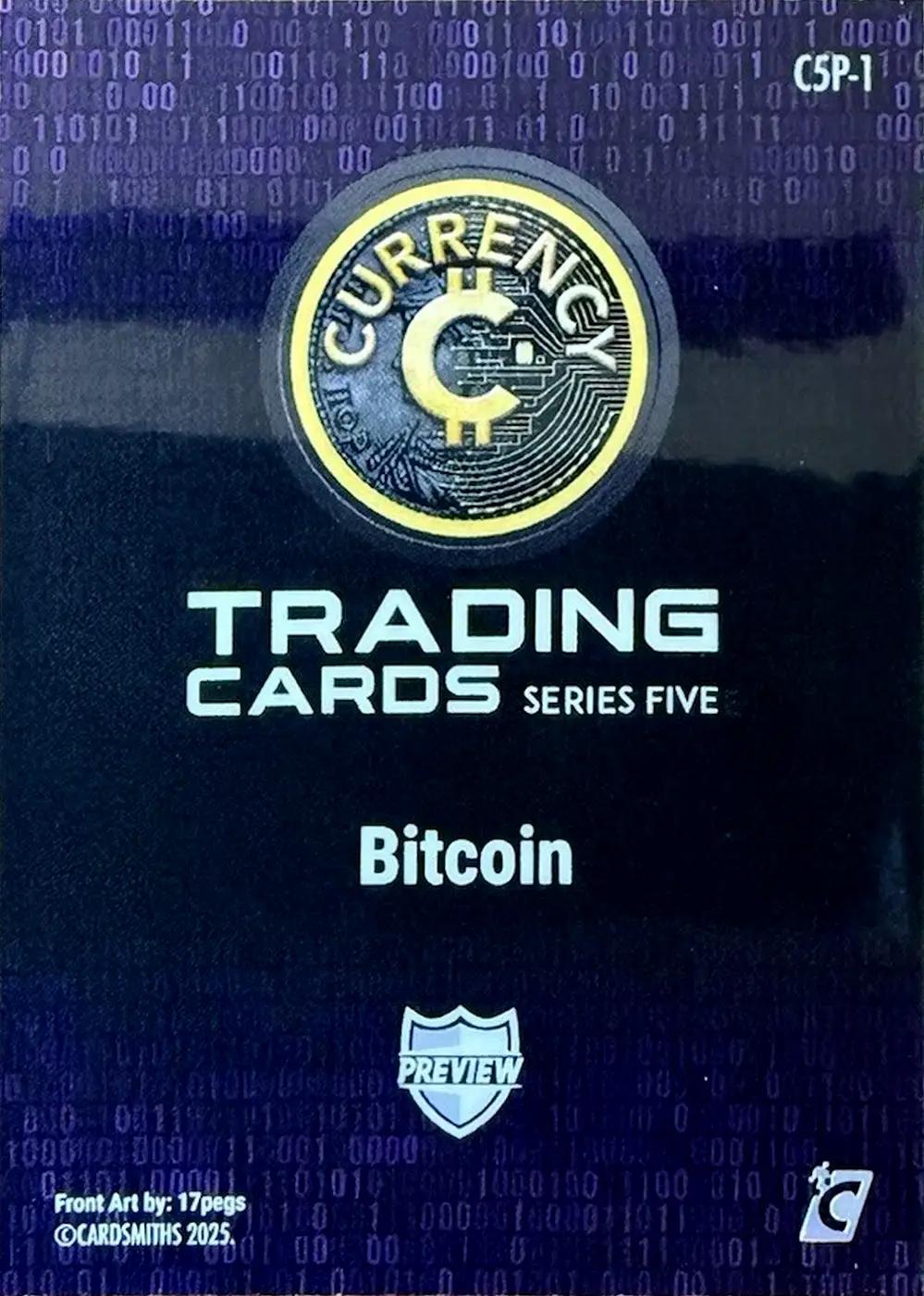 Bitcoin (Currency Preview) card back