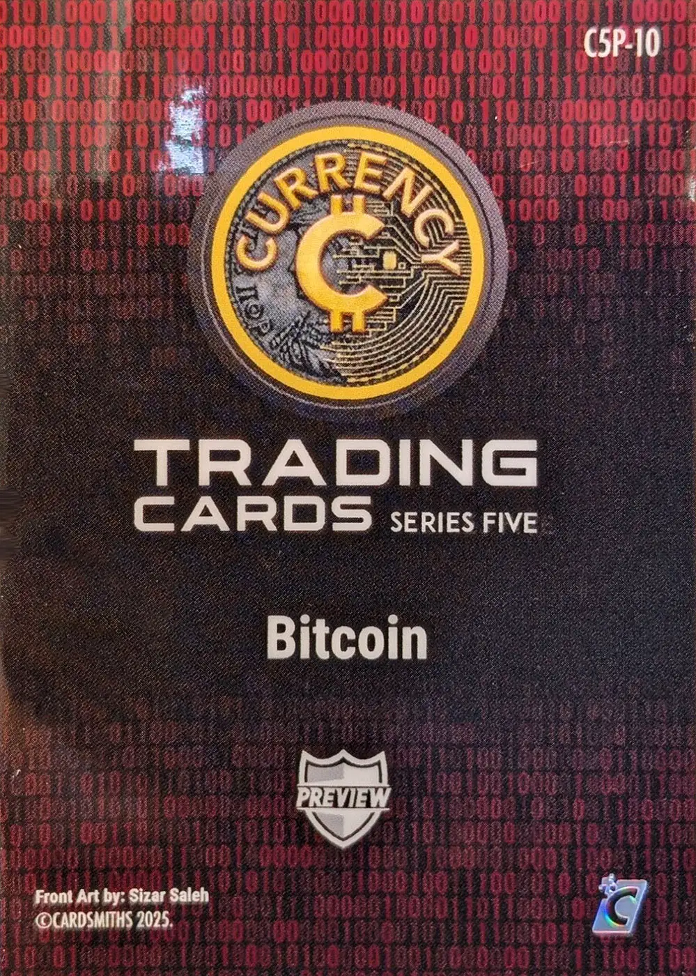 Bitcoin (Currency Preview) card back