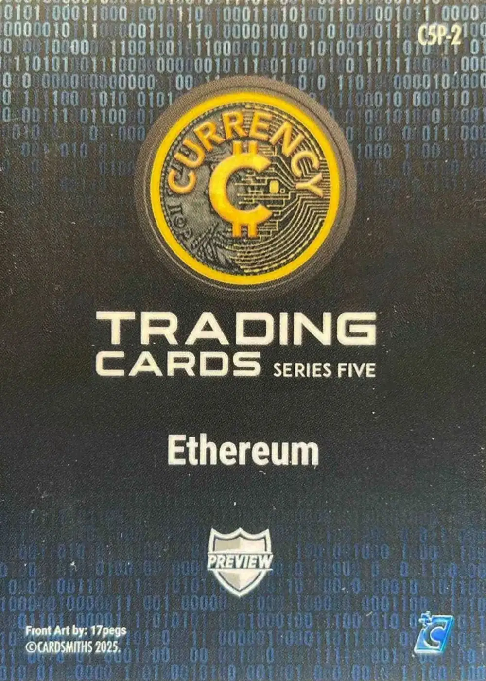 Ethereum (Currency Preview) card back