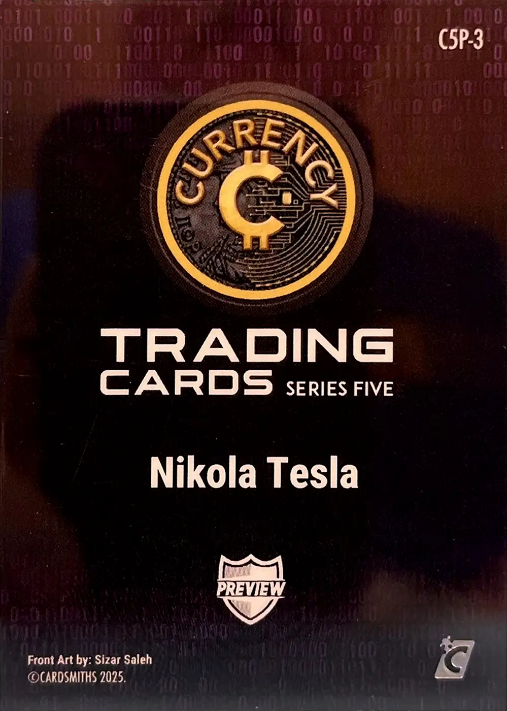 Nikola Tesla (Currency Preview) card back